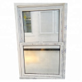 American style vertical sliding window/american style upvc window/bathroom sliding windows